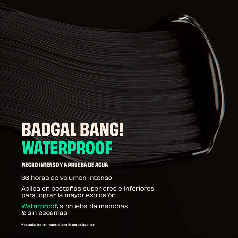 BADGAL BANG!! WATERPROOF FULL SIZE (MASCARA DE PESTA&Ntilde;AS VOLUMINIZADORA A PRUEBA DE AGUA)